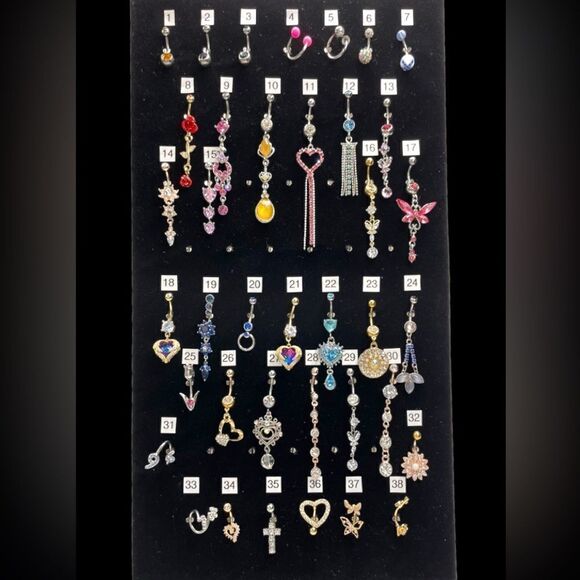 BadAss Beautiful Belly Rings l Bundle Sale 3/$30 l over 30 choices l 14G l New - Picture 8 of 8